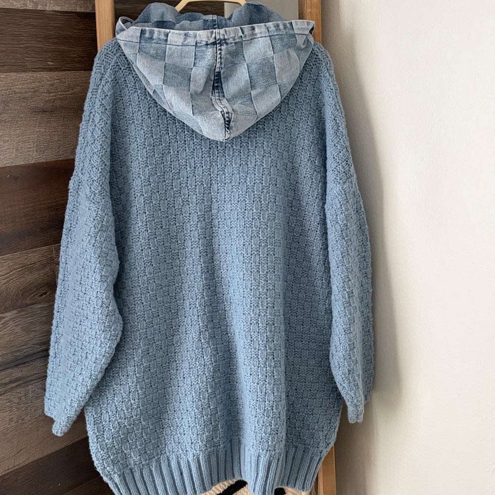 🆕 BiBi Hooded Knit Cardigan Jacket - Picture 2 of 6